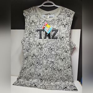 Looney Toons TAZ Mens Tank Top Size Large